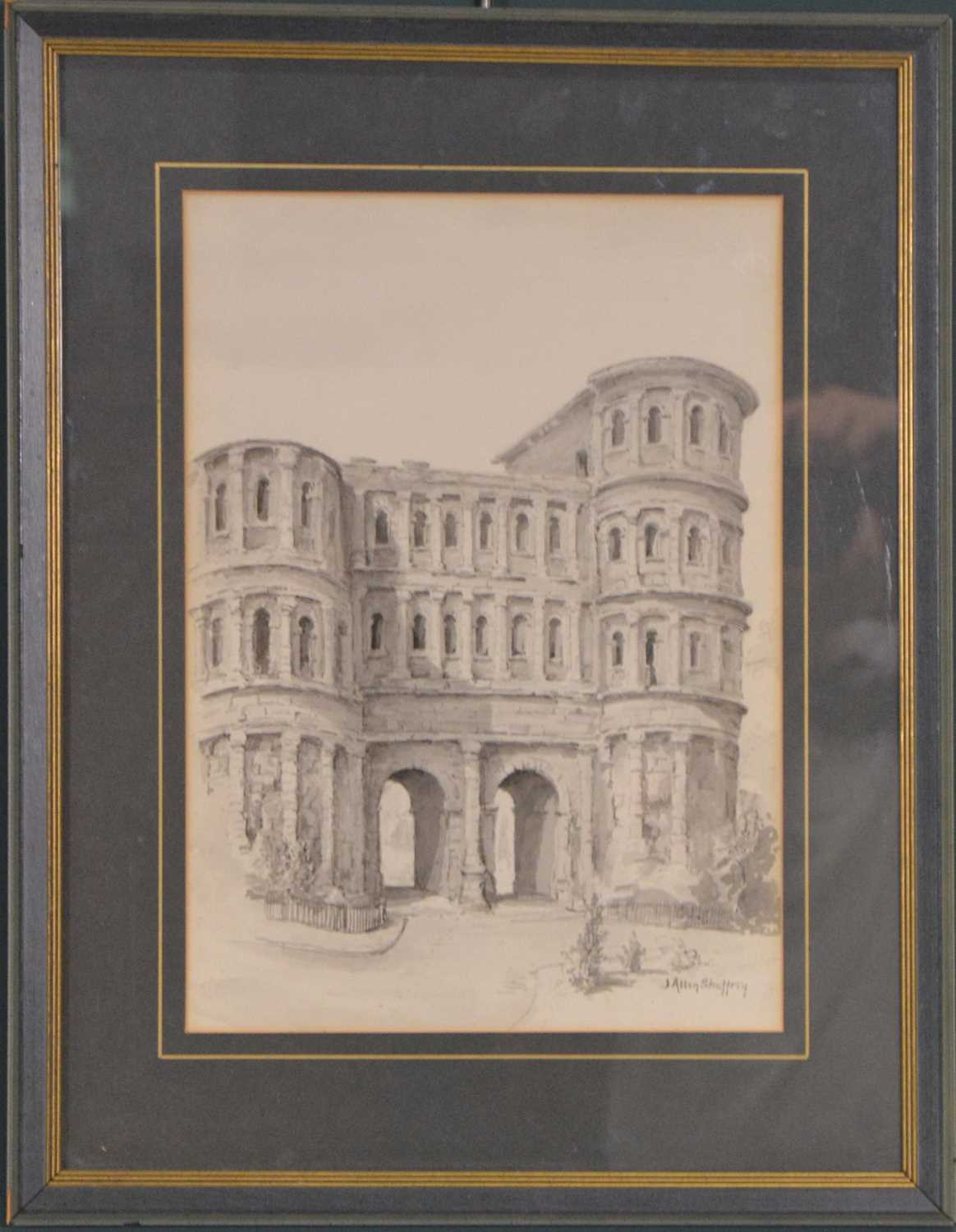 James Allen Shuffrey, Porta Nigra - Treves, and another ruin in Treves. - Image 2 of 4