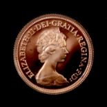 A Gold Full Sovereign coin, Elizabeth II 1979,