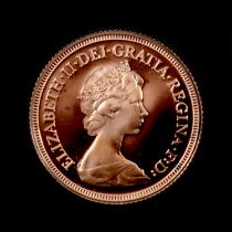 A Gold Full Sovereign coin, Elizabeth II 1979,