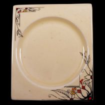 Clarice Cliff, a Biarritz side plate
