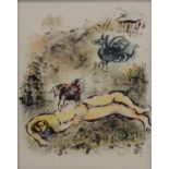 After Marc Chagall, Dorcon's Ruse, and two other lithographs