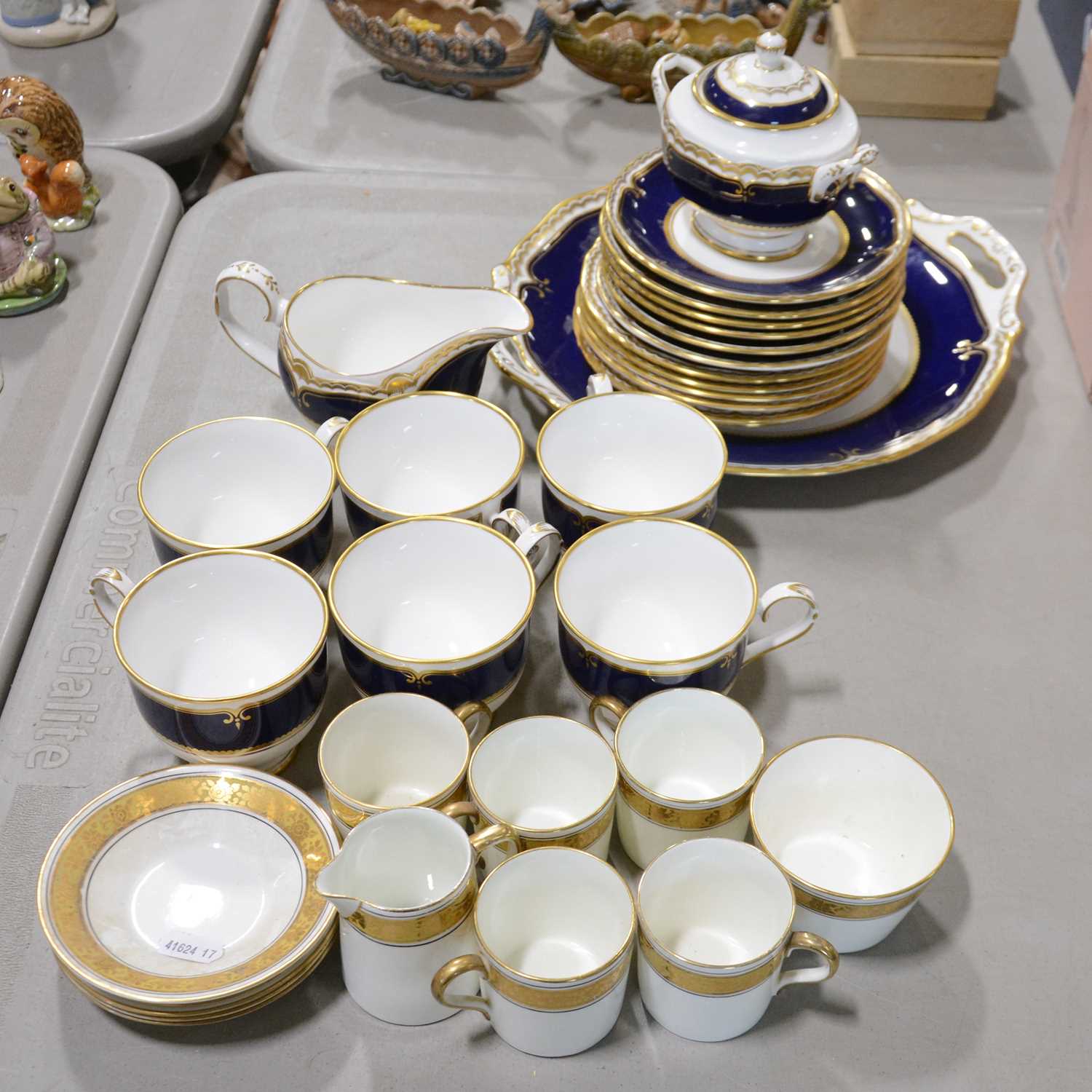 Royal Worcester 'Diplomat' pattern tea service, and another part coffee service - Image 2 of 2