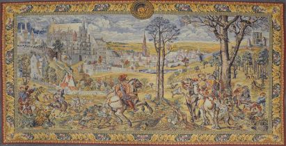 Flemish tapestry, The Hunts of Maximillian - Old Brussels