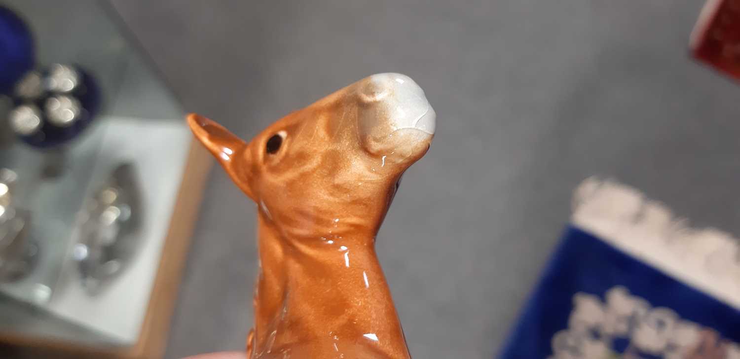 Eleven Beswick, Doulton and other horse and dog figurines - Image 3 of 5