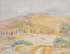 Vivien Schofield, Sicilian landscape.