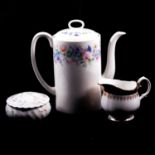 Wedgwood 'Angela' pattern coffee service, Doulton services, etc