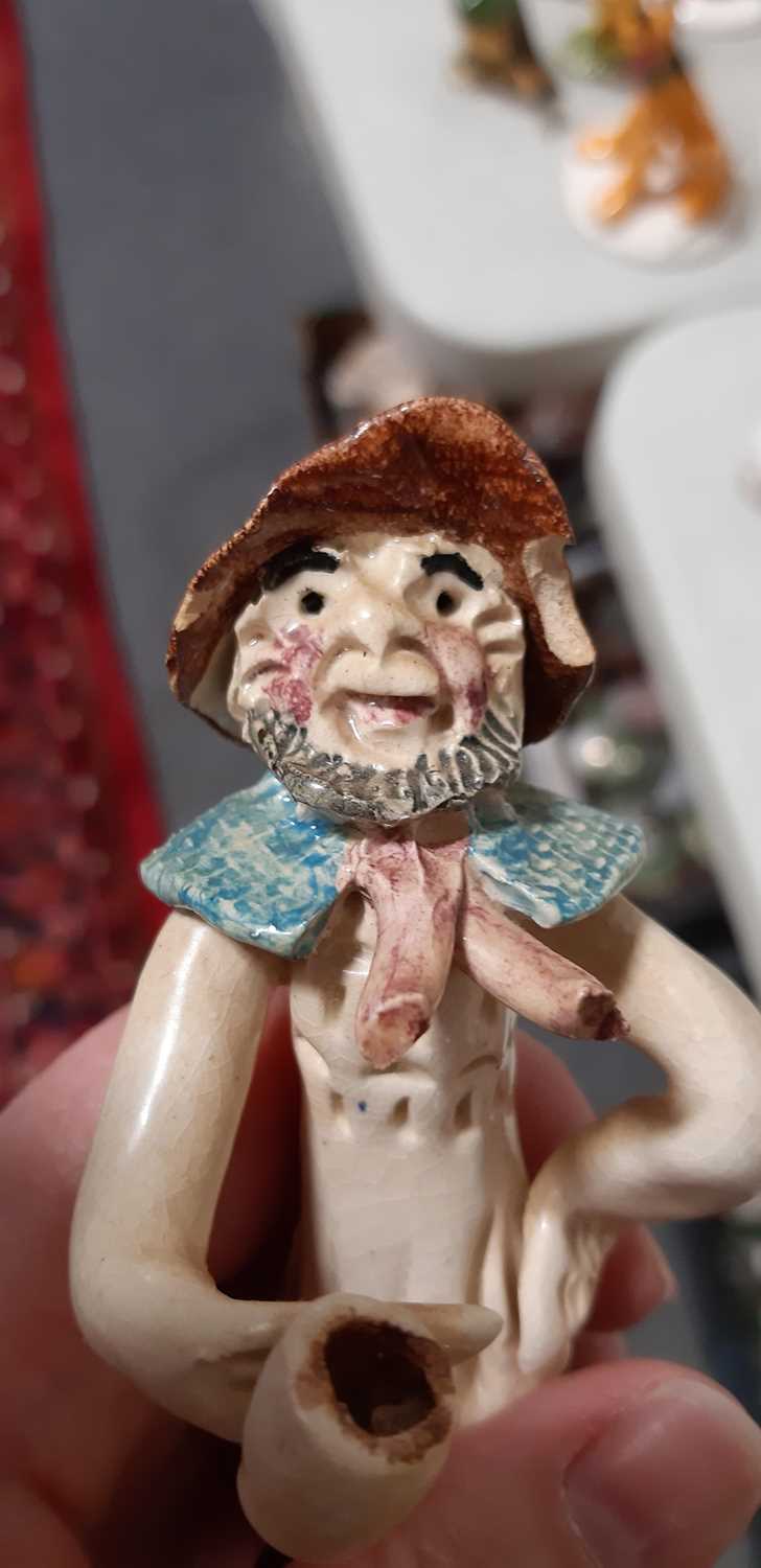 Will Young for Runnaford Pottery, a collection of fourteen Widecombe Fair figures - Image 8 of 15