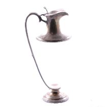 A late Victorian silver mounted claret jug, W & C Sissons, Sheffield 1898