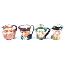 Ten Royal Doulton character jugs,