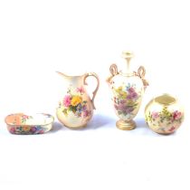 Four items of Royal Worcester