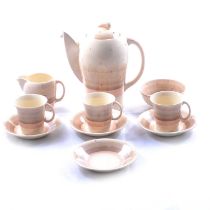 Susie Cooper, an Art Deco part coffee set