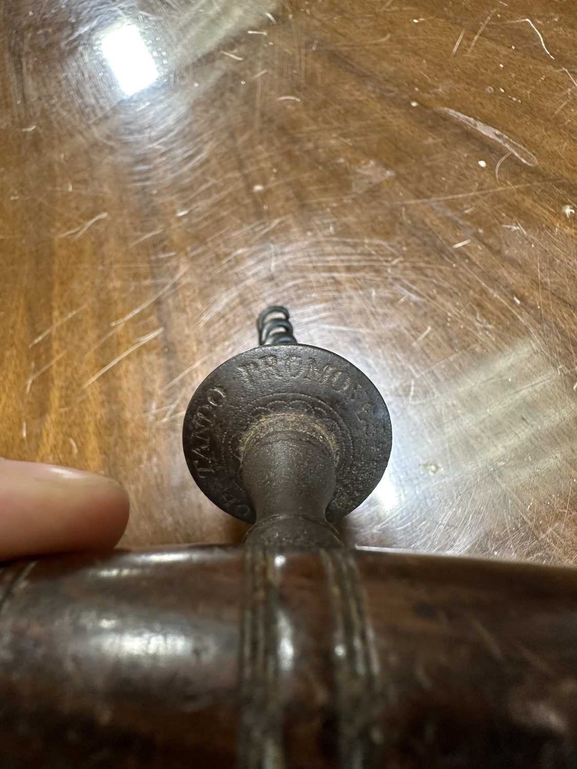 Samuel Henshall Soho Patent corkscrew, Obstando Promoves, - Image 2 of 12