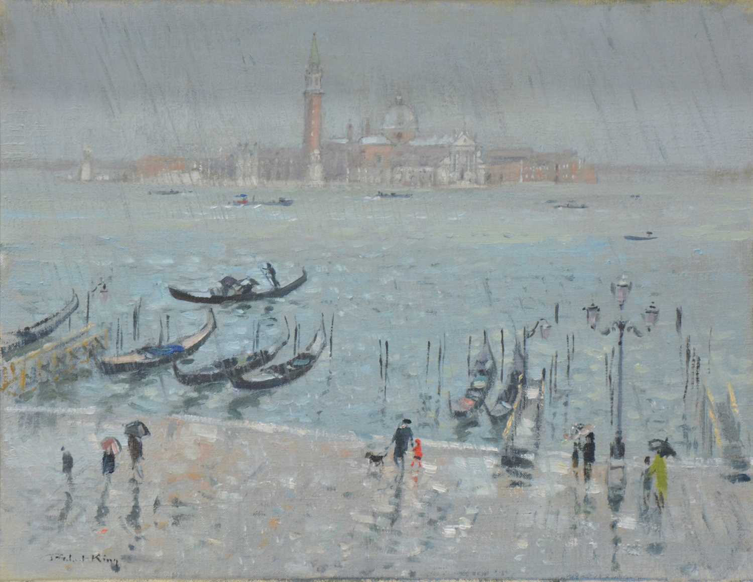 § Robert King, San Maggiore in the rain,