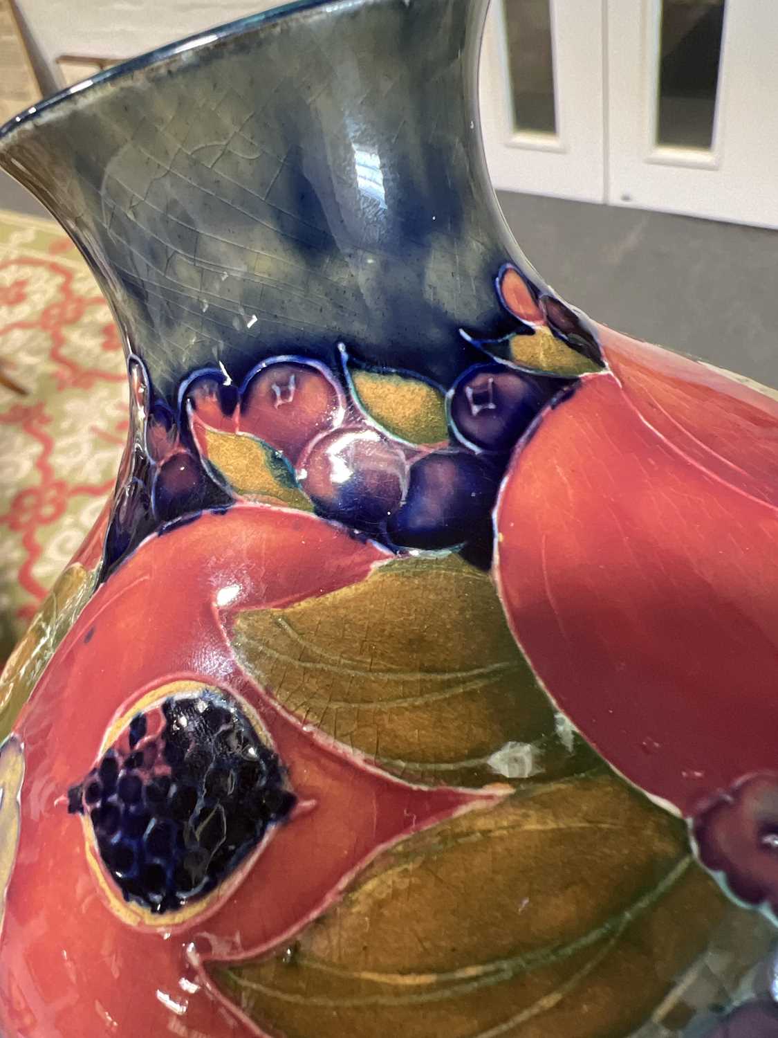 William Moorcroft Pomegranate design vase - Image 8 of 8