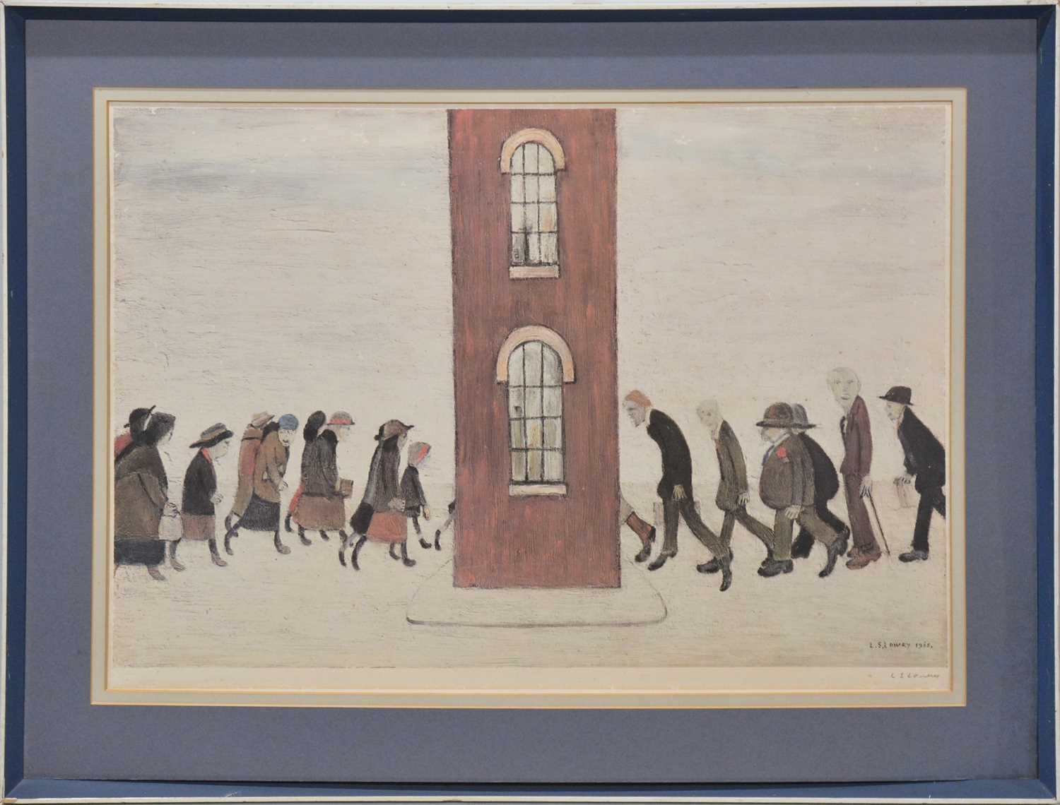 § After Laurence Stephen Lowry, The Meeting Point, - Image 2 of 6