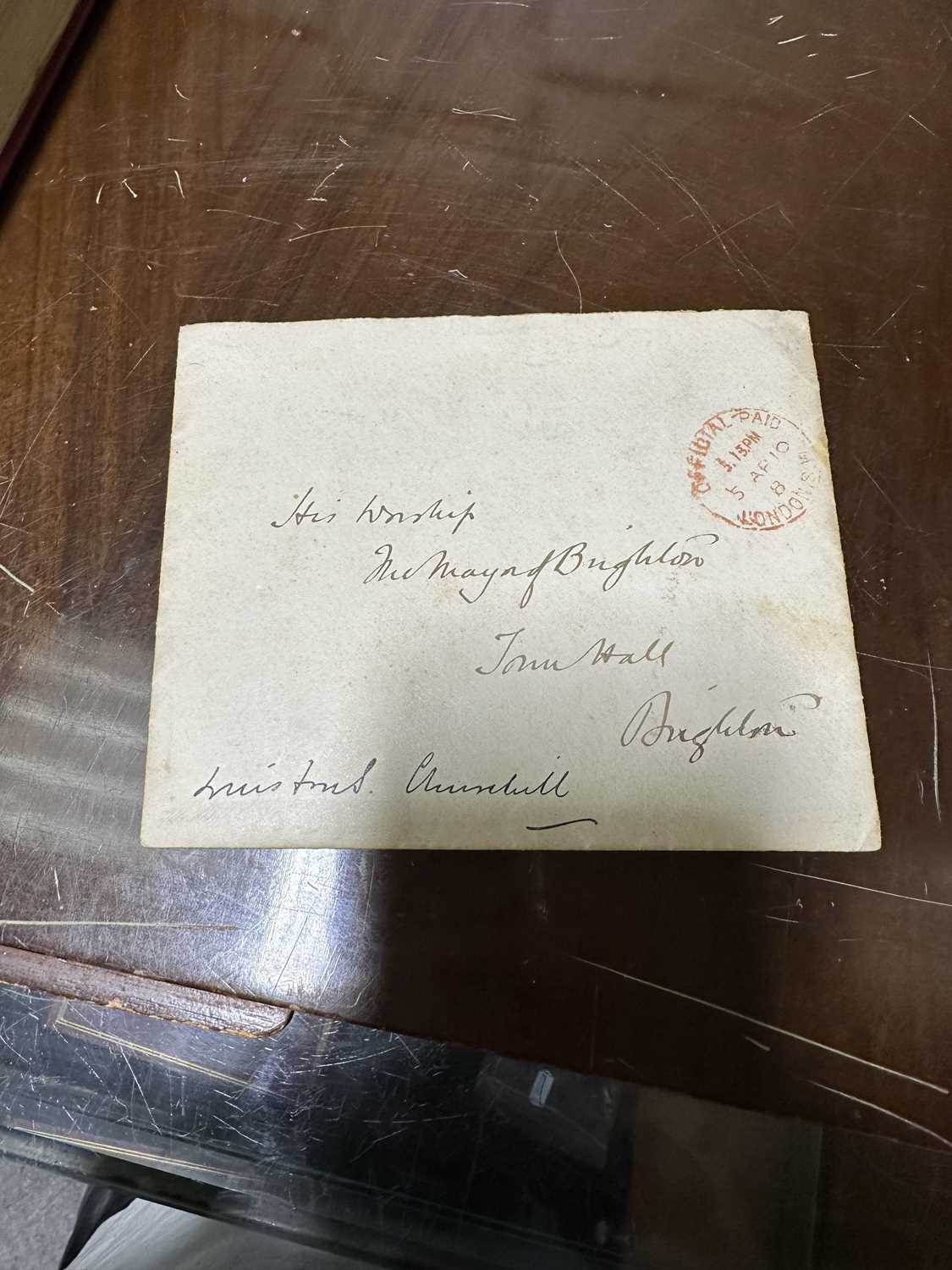 Winston Spencer Churchill, Lord Randolph Churchill, signed by Winston Churchill, - Image 8 of 14