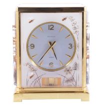 Jaeger-LeCoultre ‘Marina Bees White’ Lucite Atmos clock,