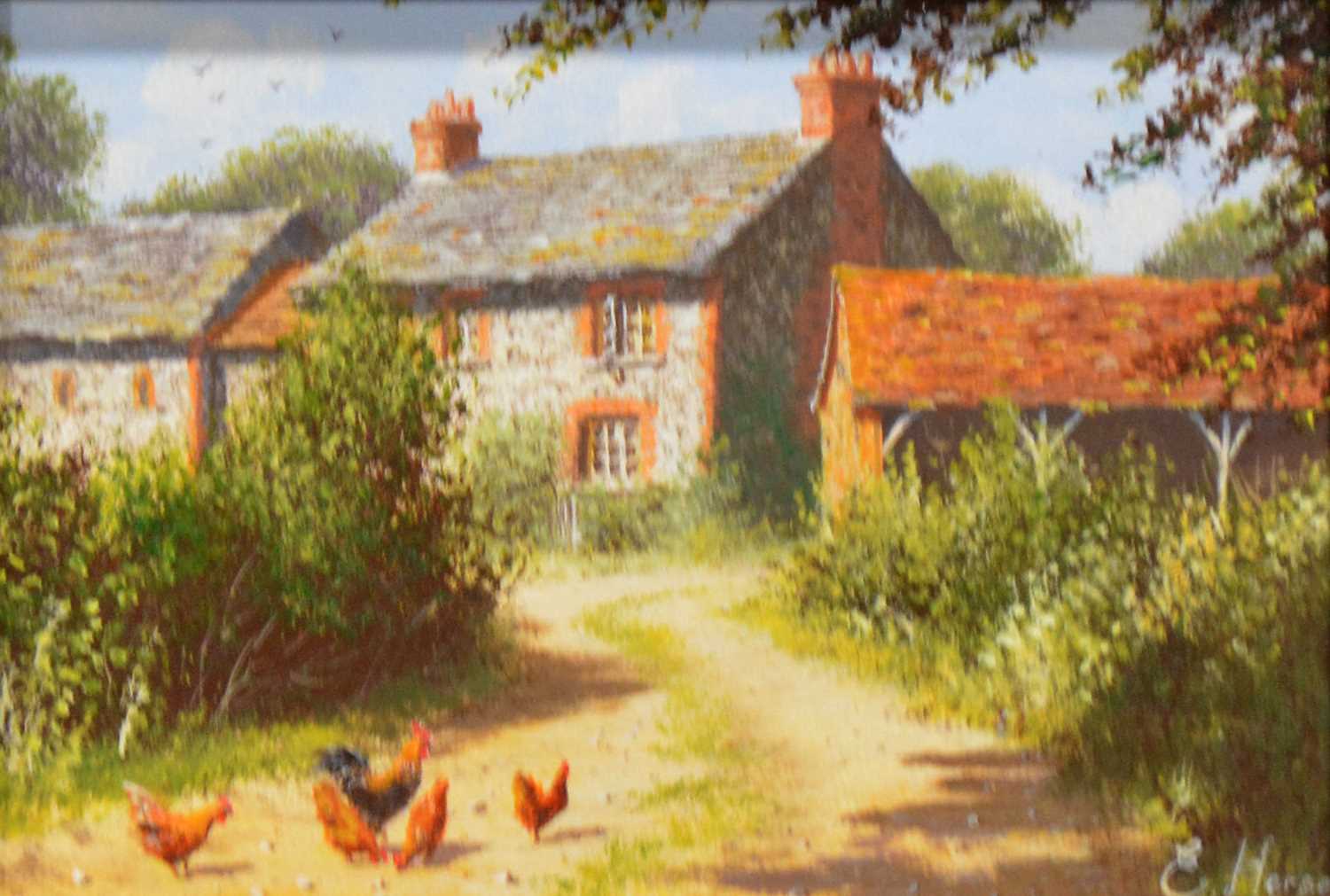 § Edward Hersey, Farm entrance,