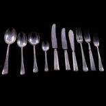 Canteen of silver cutlery,