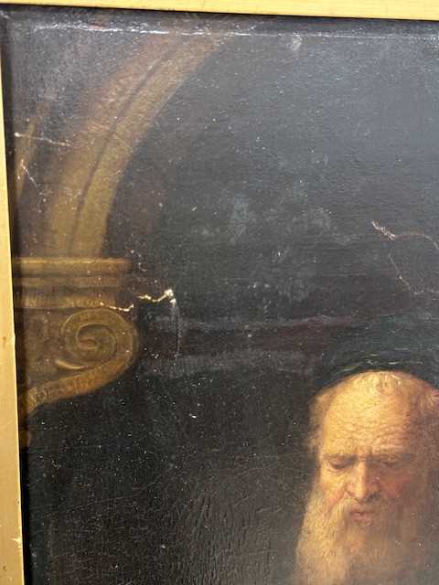Manner of Gerrit Dou, Man reading by an arched window, - Bild 8 aus 8