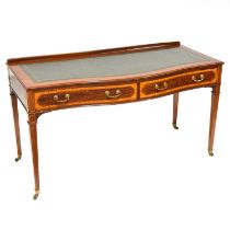 Victorian mahogany writing table,