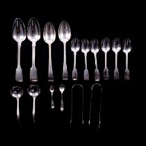 Quantity of silver cutlery,