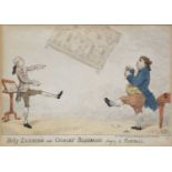 After Thomas Rowlandson, Billy Lackbeard and Charley Blackbeard playing at Football,