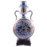 Chinese cloisonne moon flask,