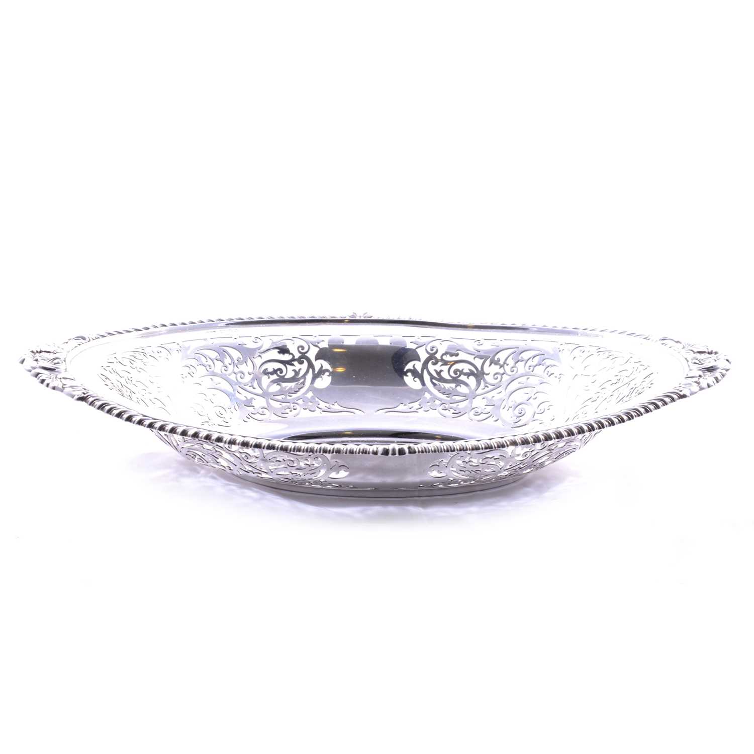 Silver basket,