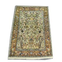 Kashan rug,