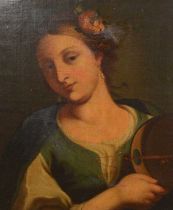 Follower of Sassoferratto, Woman with a tambourine,