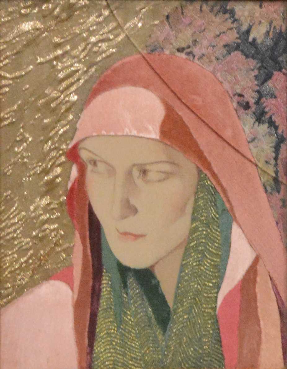 Mary Ireland, 'Enigma' an Arts and Crafts appliqué picture, circa 1930 - Image 2 of 3