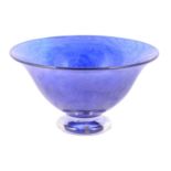 Jonathan Harris for Isle of Wight Glass, an early Graal glass bowl