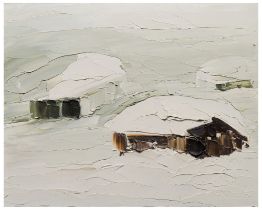 Paolo Tarcisio Generali (1904 - 1998) Paesaggio invernale, 1975