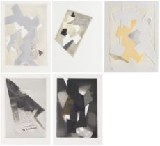 Hans Richter (1888 - 1976) Les planches de la mer et de l'amour. Cinque incisioni, 1976