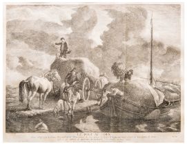 Philips Wouwerman (1619 - 1668) , da Le Port au Foin, 1748
