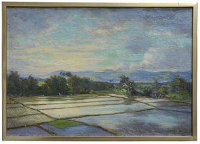 Carel Lodewijk Dake Junior (1886 - 1946) Paesaggio indonesiano
