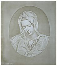 Luigi Filomena (1950) , per Cartiere Miliani, Fabriano Il volto della Vergine