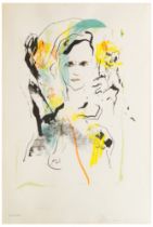 Ernesto Treccani (1920 - 2009) Donna con fiori