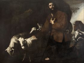 Jusepe de Ribera (1591 - 1652) , da Giacobbe con il gregge di Labano, 1640-1660