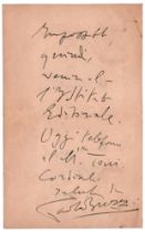 Paolo Buzzi (Milano 1874 - ivi 1956) A Severina Javelli Lettera autografa firmata Quattro pagine