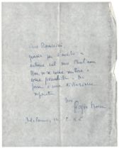 Giorgio Bocca (Cuneo 1920 - Milano 2011) Giovanni Pieraccini Lettera autografa firmata Una pagina