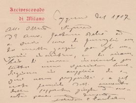 Beato Andrea Carlo Ferrari (Lalatta di Palanzano 1850 - Milano 1920) Gaetano Deho Lettera