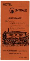 Giorgio Almirante (Salsomaggiore 1914 - Roma 1988) Movimento Sociale Italiano Lettera autografa