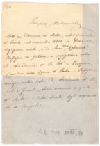 Pompeo Marino Molmenti (Villanova di Motta di Livenza 1819 - Venezia 1894) Breve biografia autografa