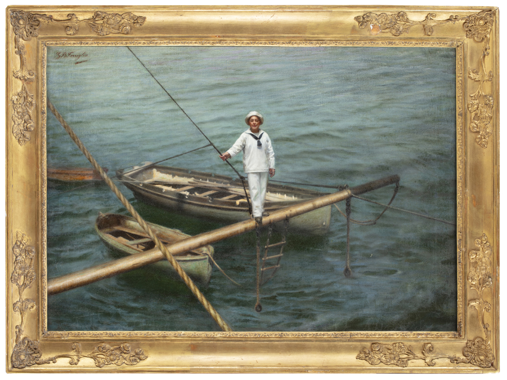 Giovanni Battista Torriglia (1857 - 1937) Cadetto dell’Andrea Doria - Image 2 of 3