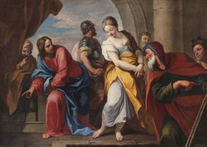 Veneto. II quarto del XVIII secolo Cristo e l'adultera
