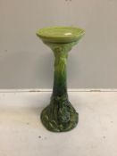 A Bretby pottery jardiniere stand, height 72cm