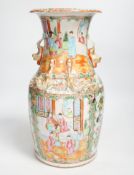 A 19th-century Chinese famille rose vase, 35cm