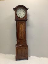 A Victorian mahogany eight day longcase clock marked Thomas Low of Dundee, height 200cm